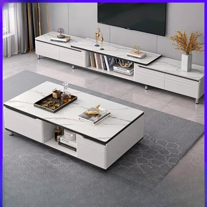 Coffee Tea Station - TV dolabı Modern sade oturma odası