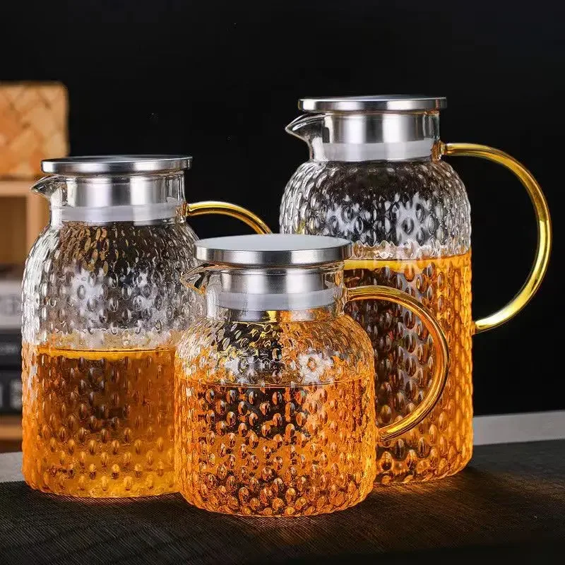 Coffee Tea Exchange - Büyük kapasiteli ısıya dayanıklı cam çaydanlık