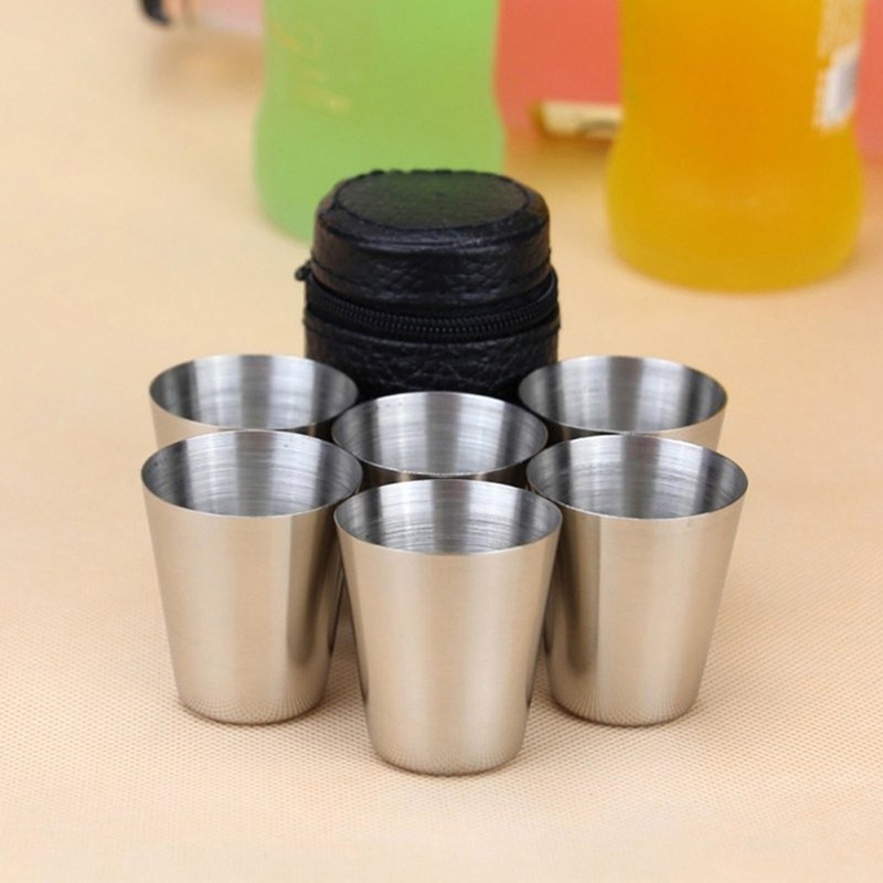 Coffee Tea Catering - 4/6 adet paslanmaz çelik bardaklar Mini