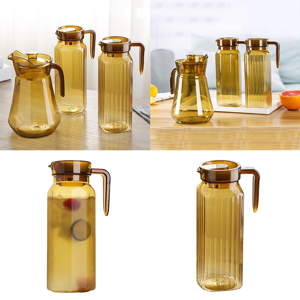 Alternative To Coffee And Tea - Büyük Akrilik İçecek Sürahisi Kapaklı Hafif