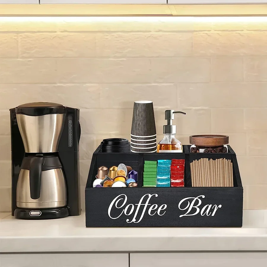 Water Tea And Coffee - Kahve Saklama Kutusu Su Barı Tezgahı