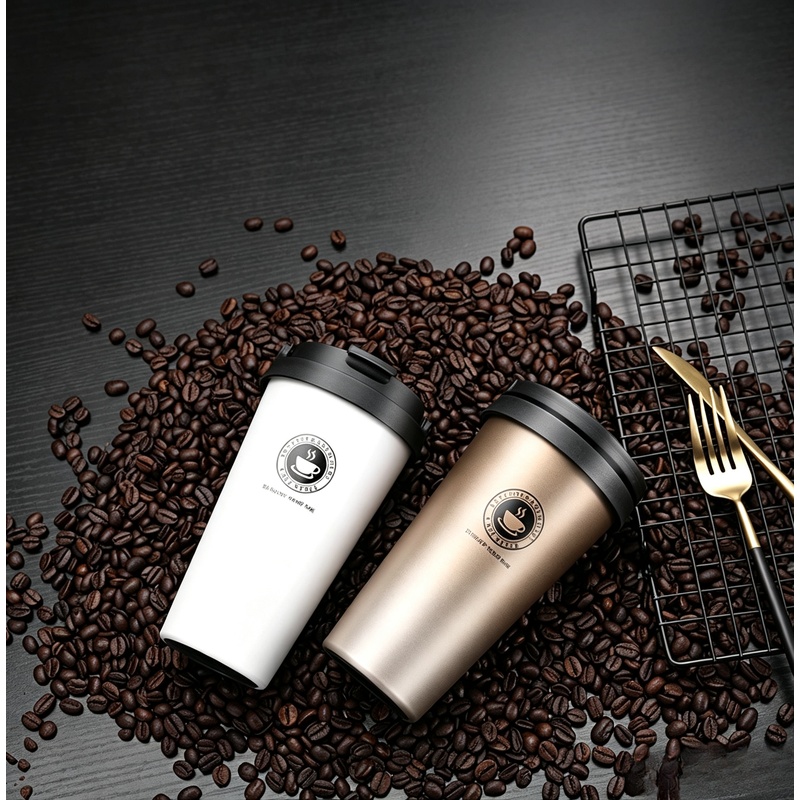 Coffee Tea Exchange - 500 ml Yalıtımlı Seyahat Kahve Kupası,