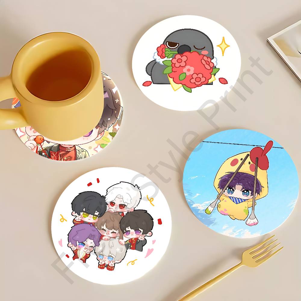 Coffee Tea Love - Chibi L-Love ve D-Deepspace Sevimli Tasarımlı