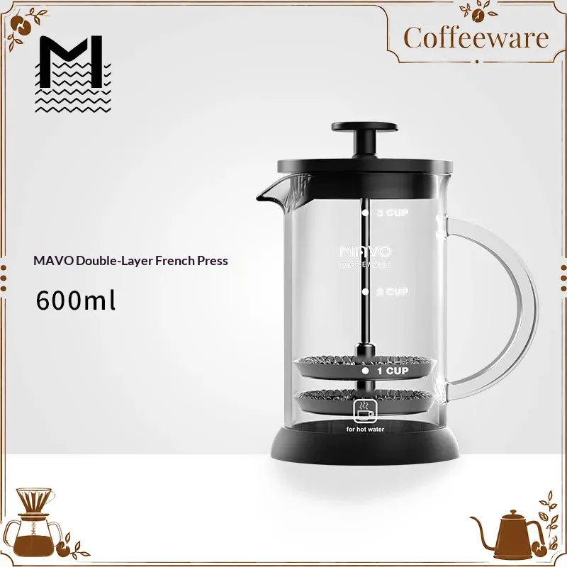 Coffee Tea Home - MAVO French Press Kahve Makinesi Çift
