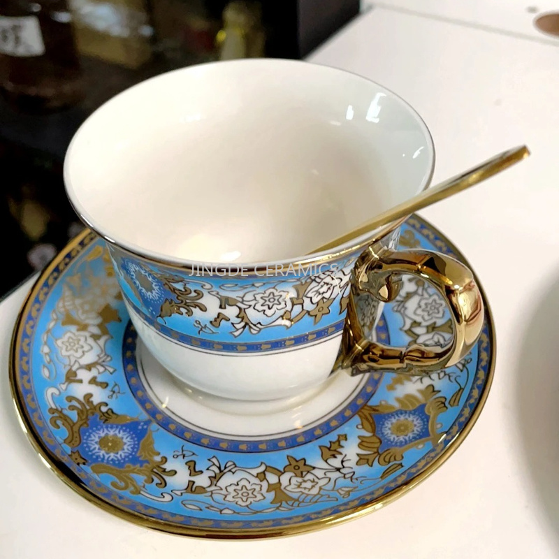 Coffee Tea English - Seramik Kahve Fincanı, Ev Tipi İngiliz