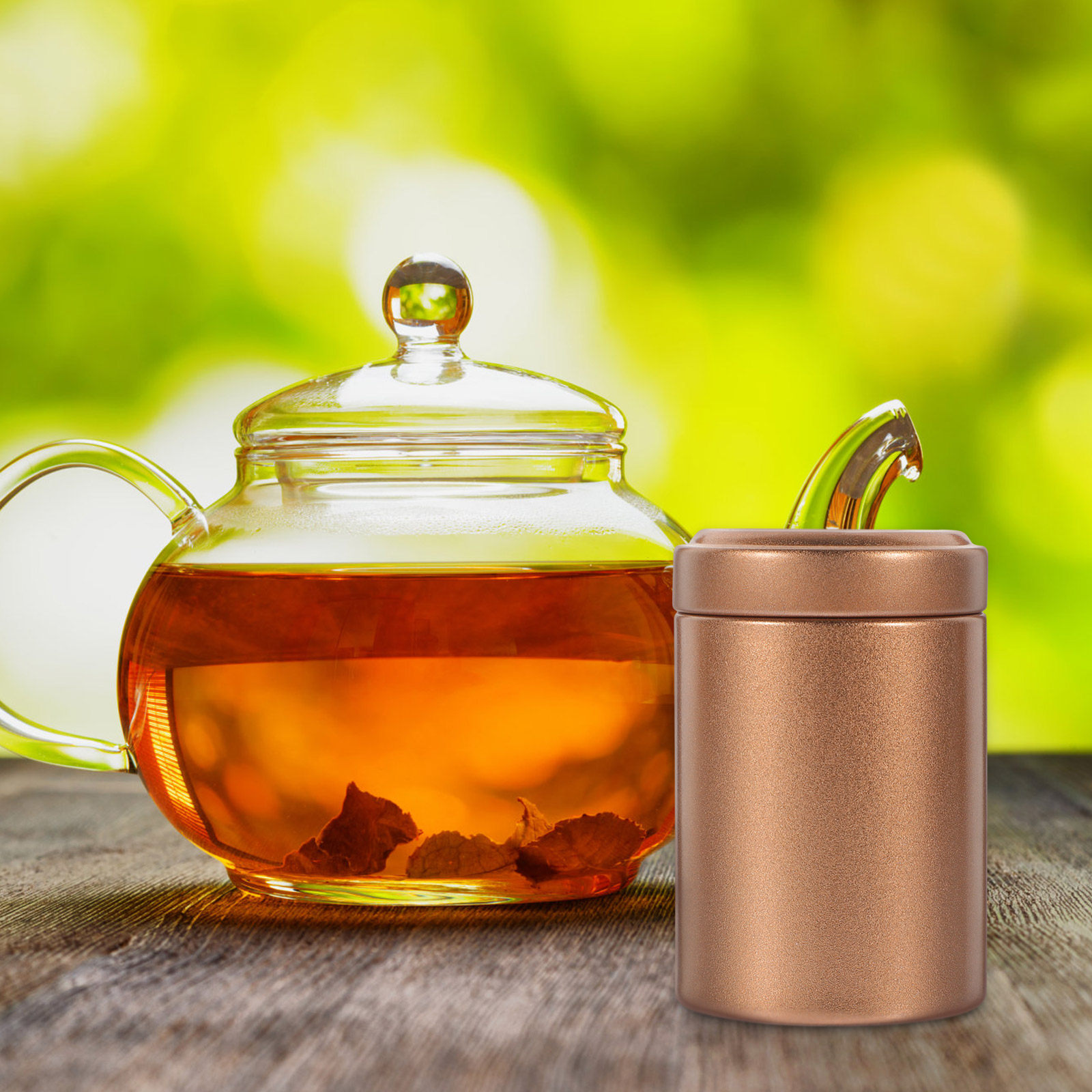 Coffee Tea Canister Set - Metal Çay Saklama Kabı Seti, 2