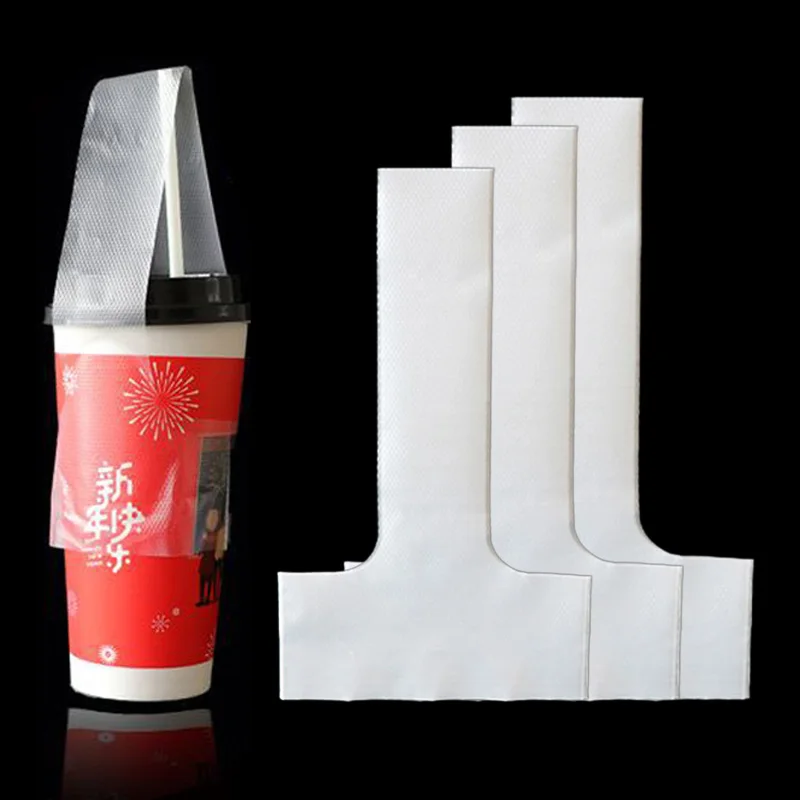 T And Tea Coffee - 100 adet/grup T-Şekilli Süngü Plastik Torbalar