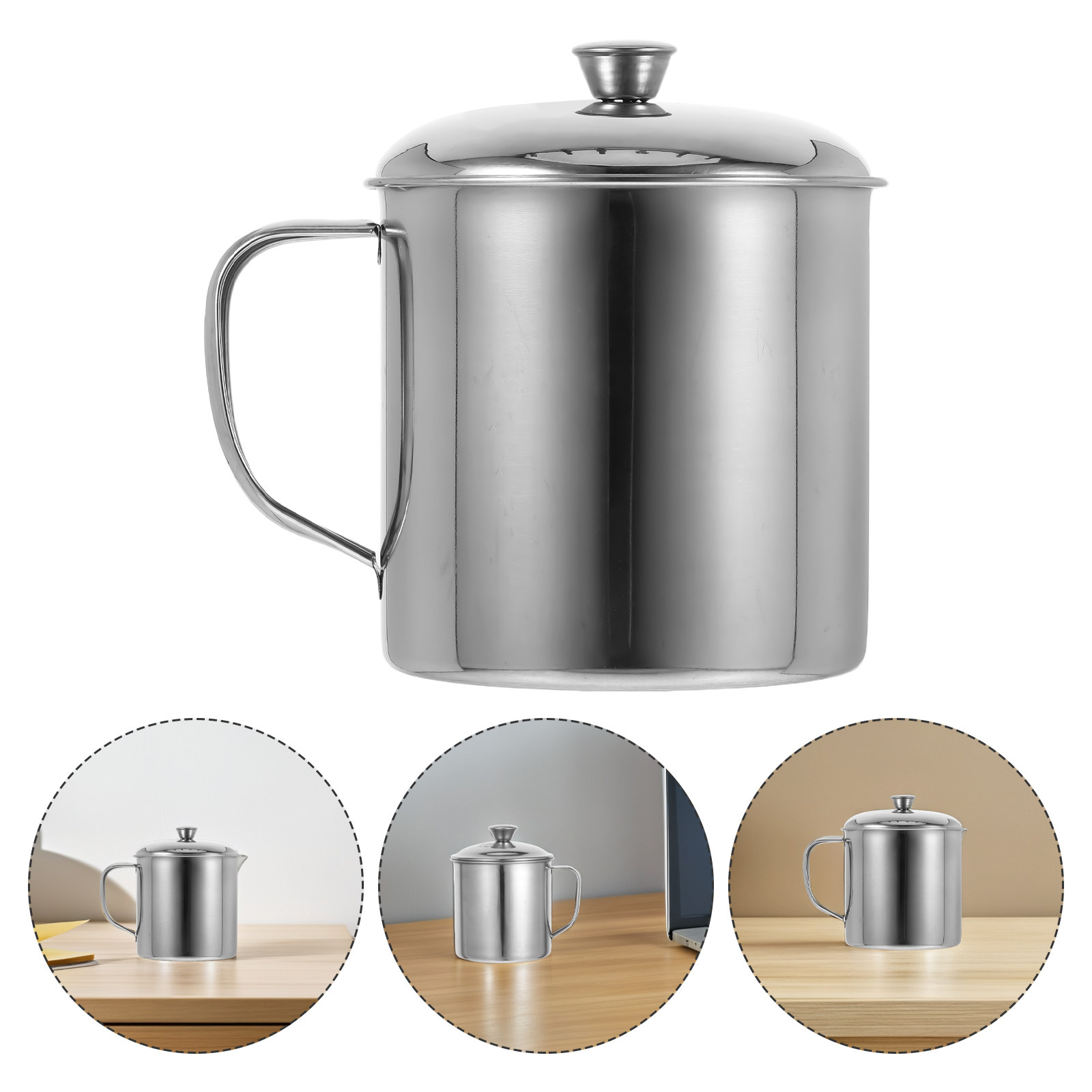 Coffee Tea Cups - Paslanmaz Çelik Çocuk Su Bardağı Çift