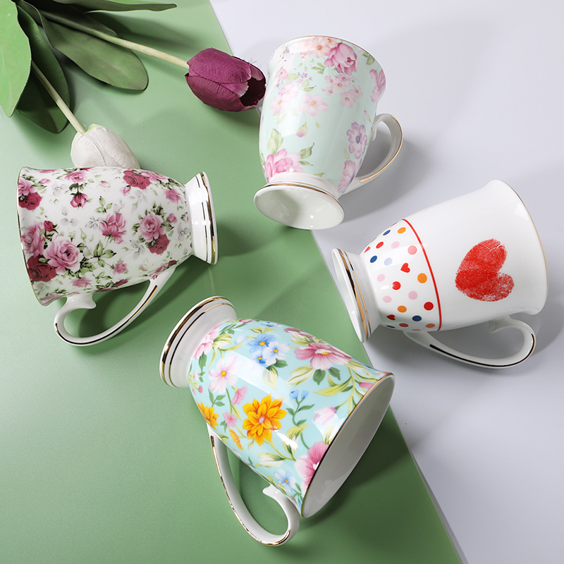 Yaratıcı Bone China kupa ev su - Coffee Tea English incelemesi ve fiyatı