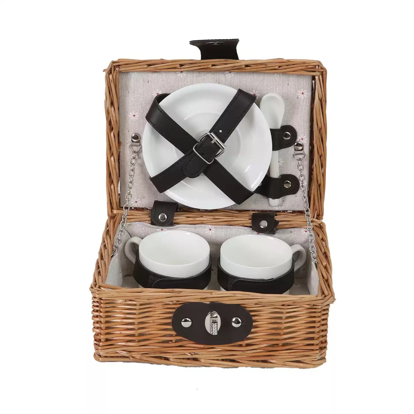 2 Kişilik Söğüt Piknik Sepeti  - Coffee Tea Cups incelemesi ve fiyatı