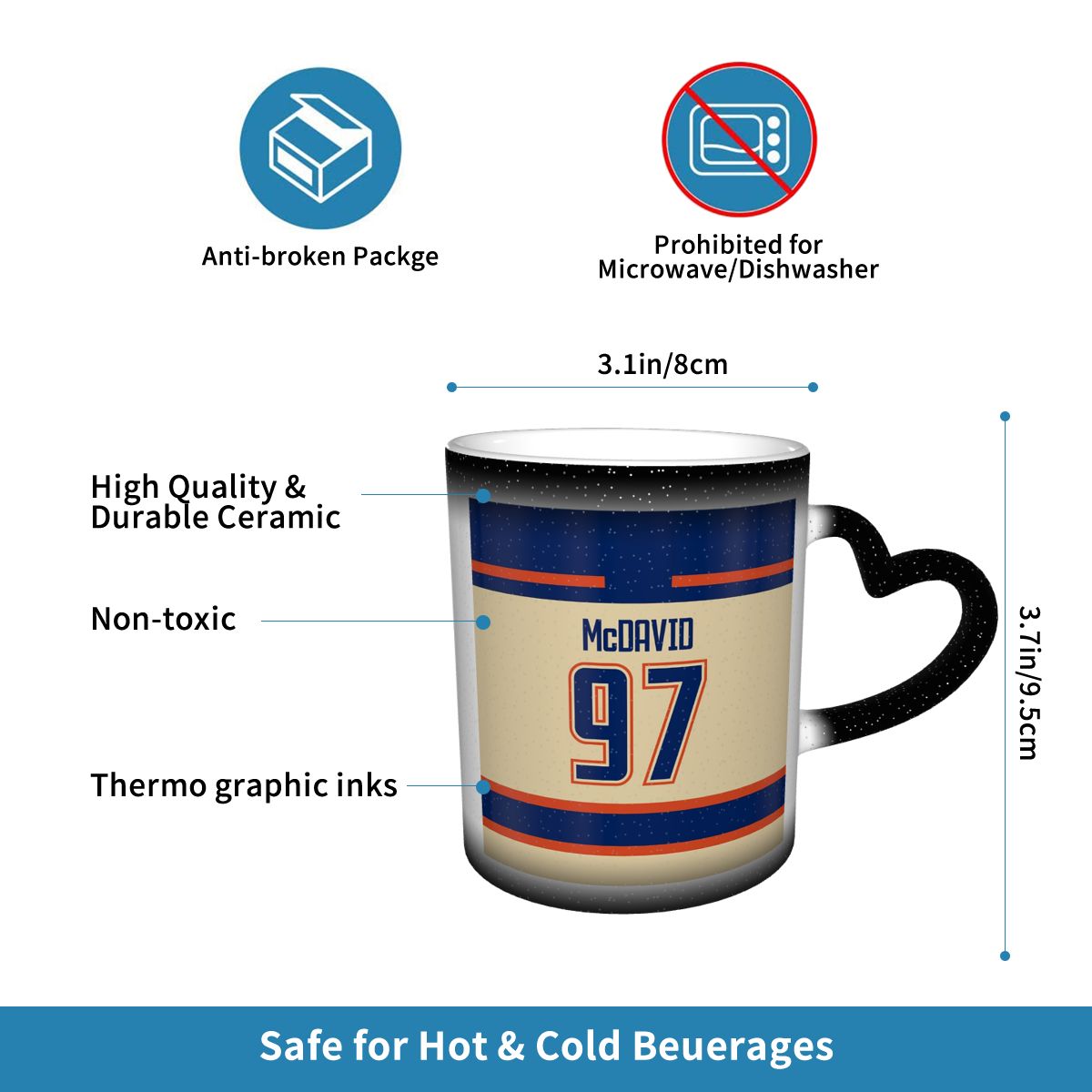 Connor McDavid Alternatif Kupa - Alternative To Coffee And Tea incelemesi ve fiyatı