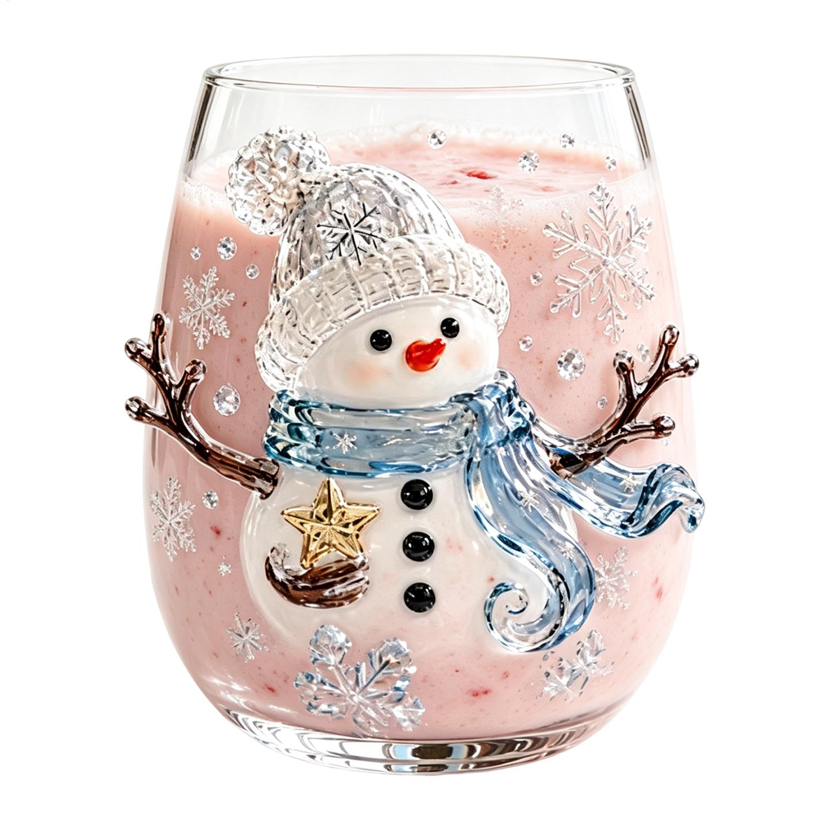 350ml 3D Desenli Noel Cam Kupa - Coffee Tea Festival incelemesi ve fiyatı