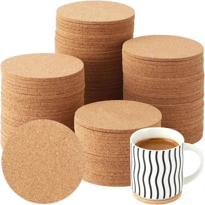 Doğal Ahşap Yuvarlak Mantar Ba - Coffee Tea Station incelemesi ve fiyatı