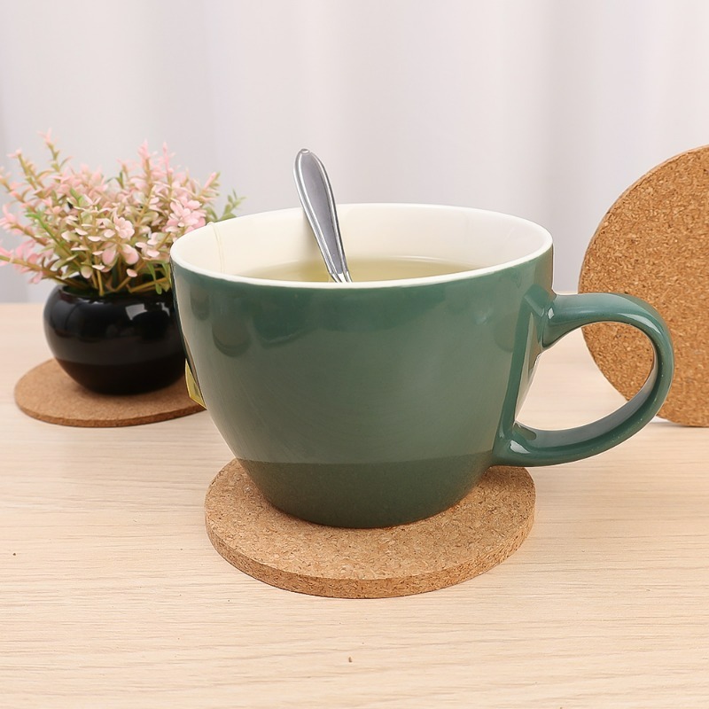 Doğal Ahşap Yuvarlak Mantar Ba - Coffee Tea Station incelemesi ve fiyatı