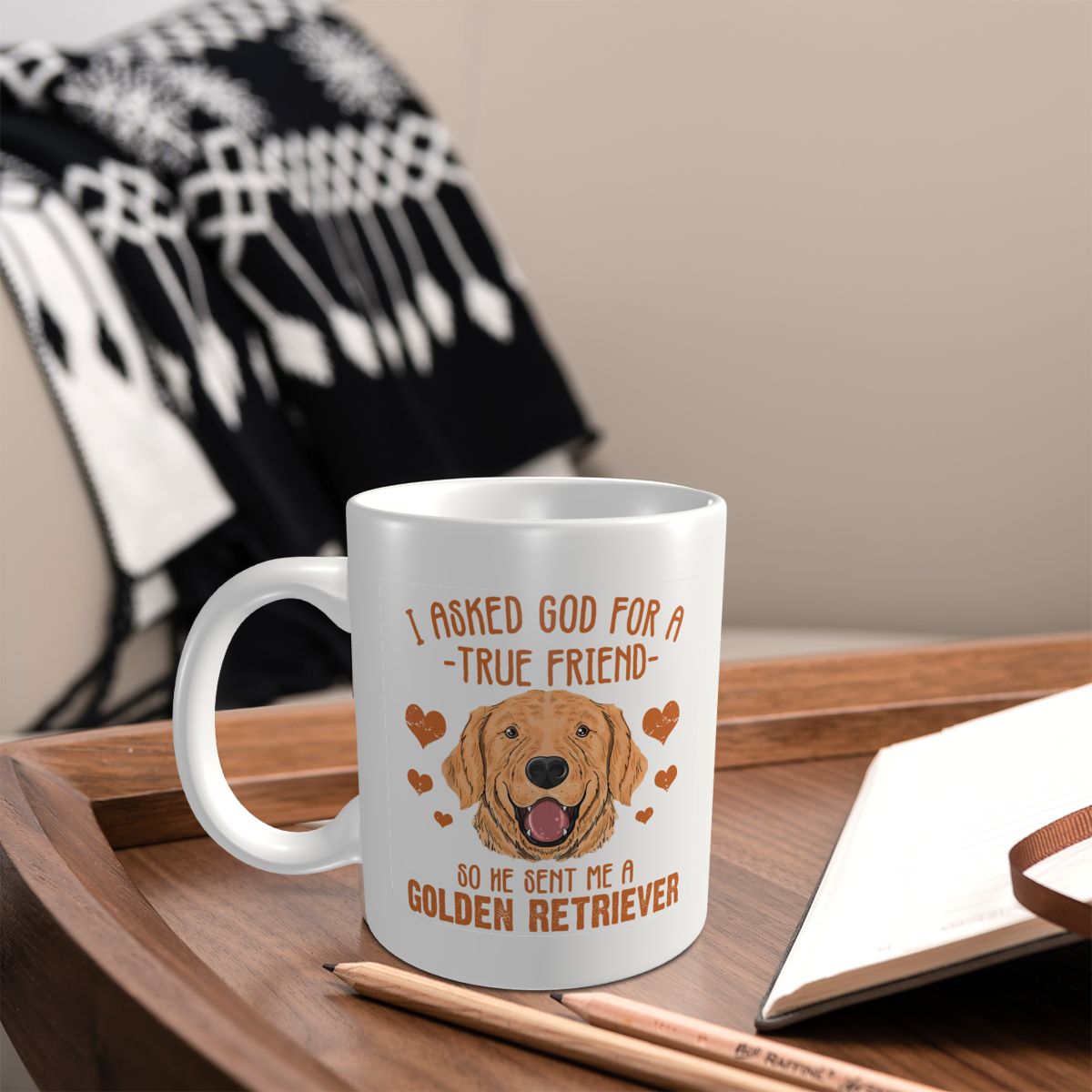 Mark Fincan Kupa Golden Retrie - Coffee Tea With Me incelemesi ve fiyatı