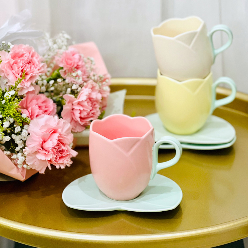 Lale Desenli Kahve Fincanı ve  - Coffee Tea Love incelemesi ve fiyatı
