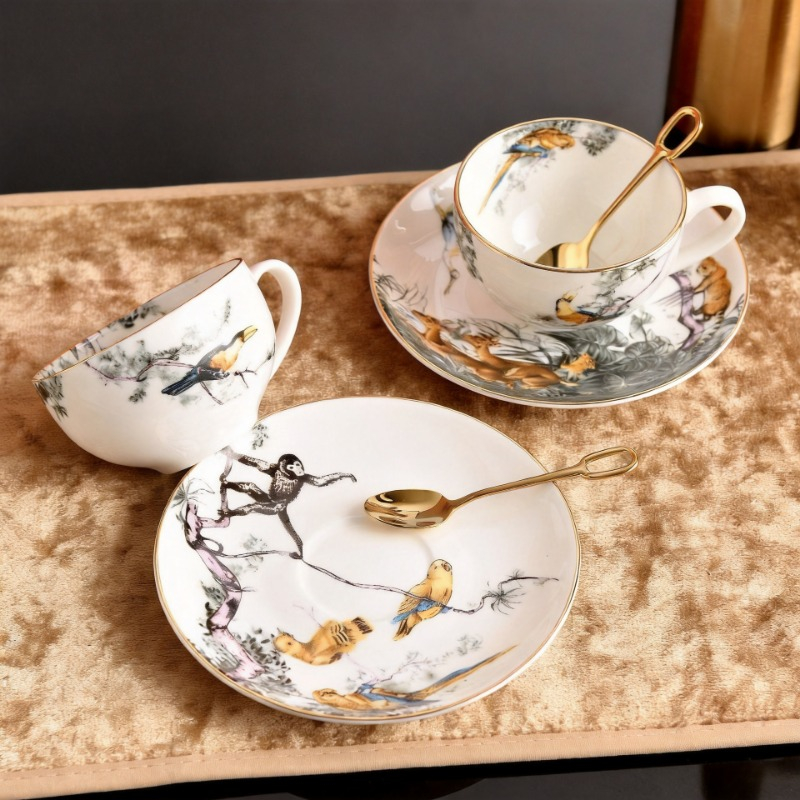 Retro İngiliz Kemik Çini Orman - Coffee Tea Love incelemesi ve fiyatı