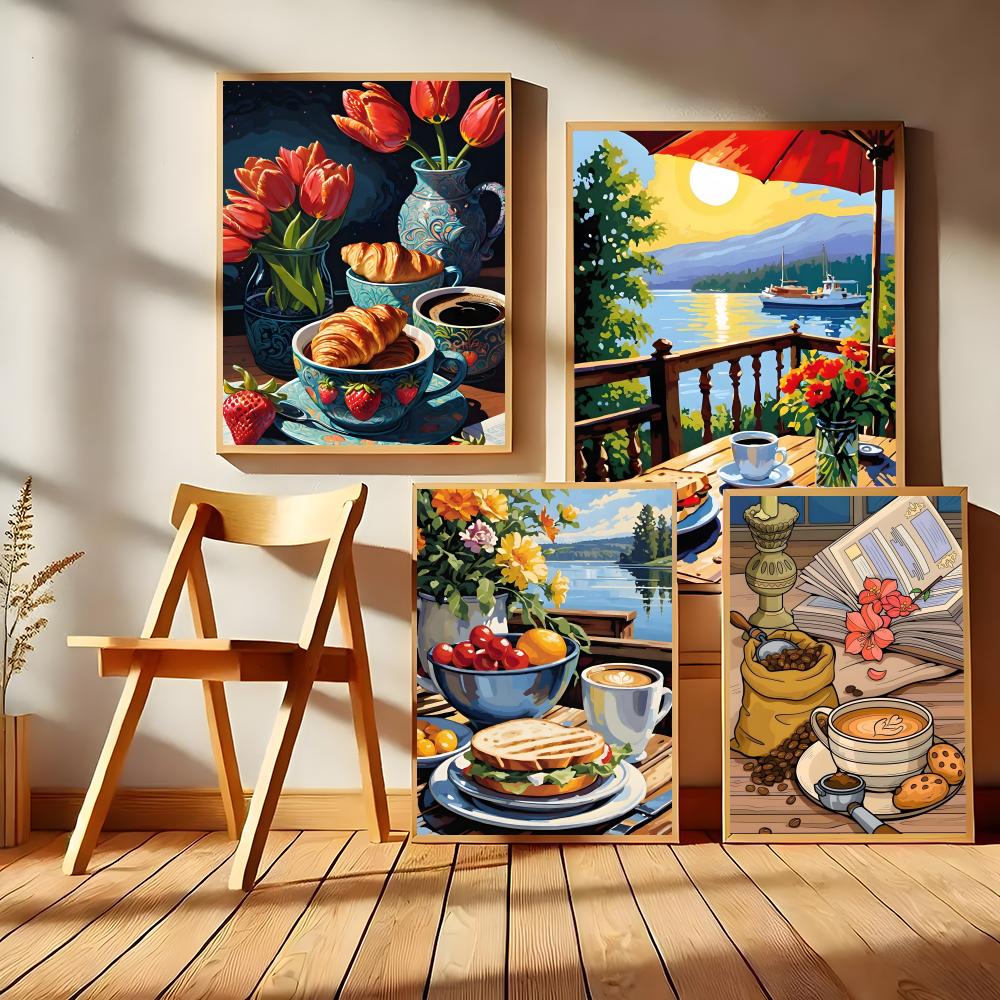 Öğleden Sonra Çayı Kahve Finca - Coffee Tea Poster incelemesi ve fiyatı