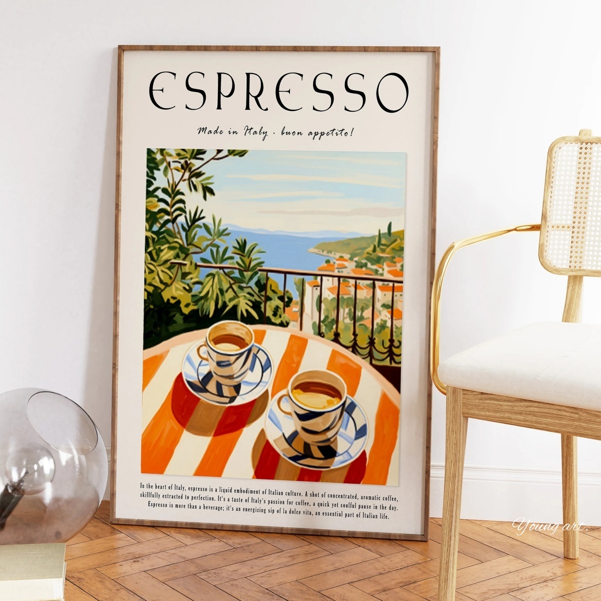İtalyan Espresso Kahve Kanvas  - Coffee Tea Poster incelemesi ve fiyatı