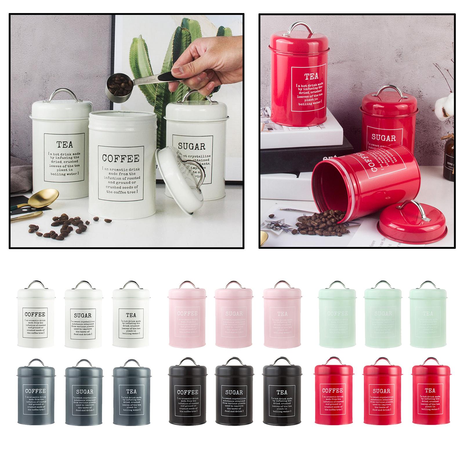3 adet 1200ml Hava Geçirmeyen  - Coffee Tea Canister Set incelemesi ve fiyatı