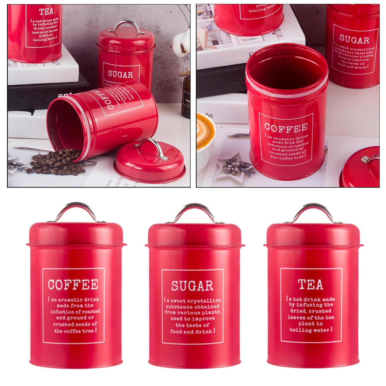 3 adet 1200ml Hava Geçirmeyen  - Coffee Tea Canister Set incelemesi ve fiyatı