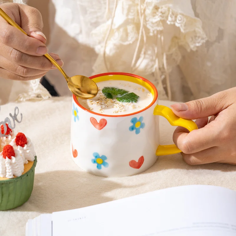 Seramik kupa yaratıcı sevimli  - Coffee Tea Love incelemesi ve fiyatı