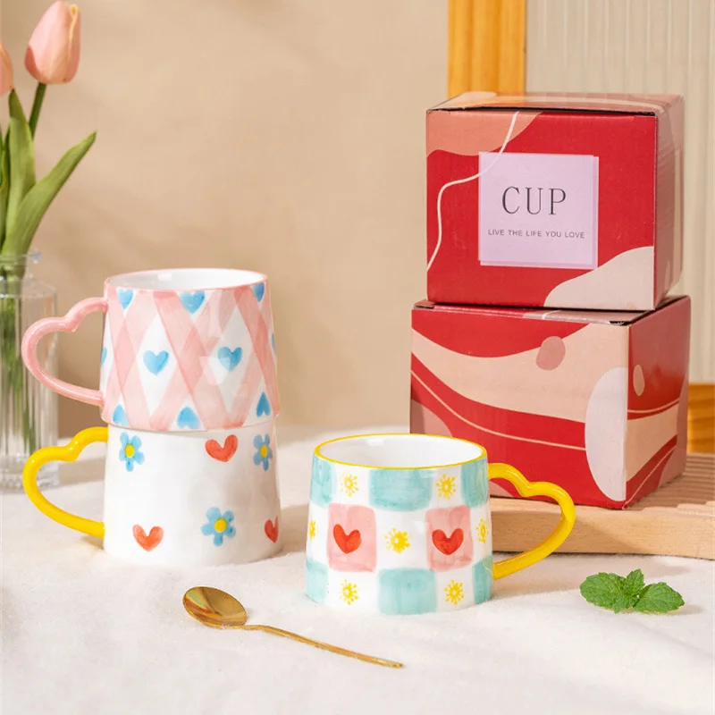Seramik kupa yaratıcı sevimli  - Coffee Tea Love incelemesi ve fiyatı