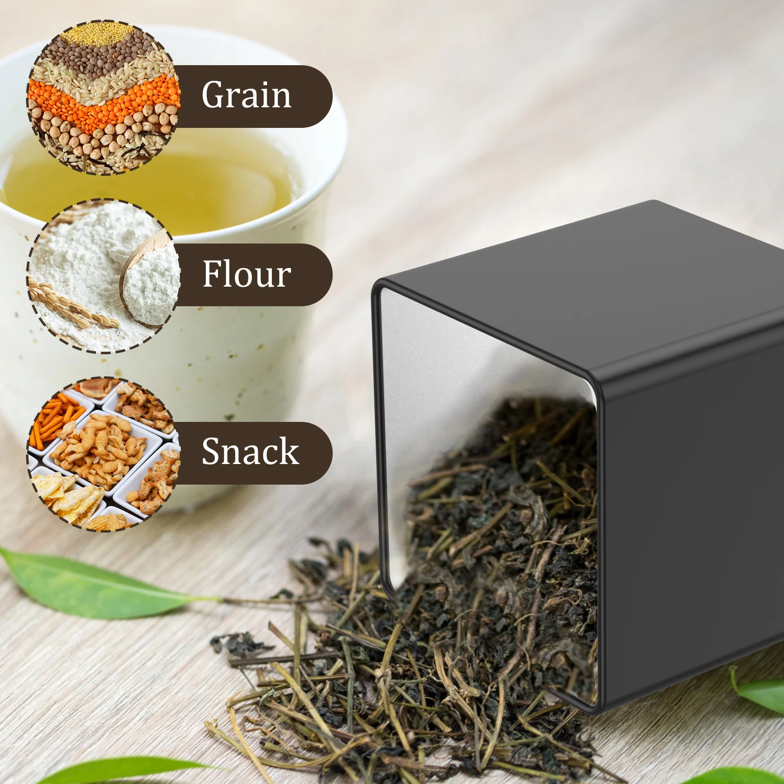 3'lü Set 500ml Çay Şeker Kahve - Coffee Tea Canister Set incelemesi ve fiyatı