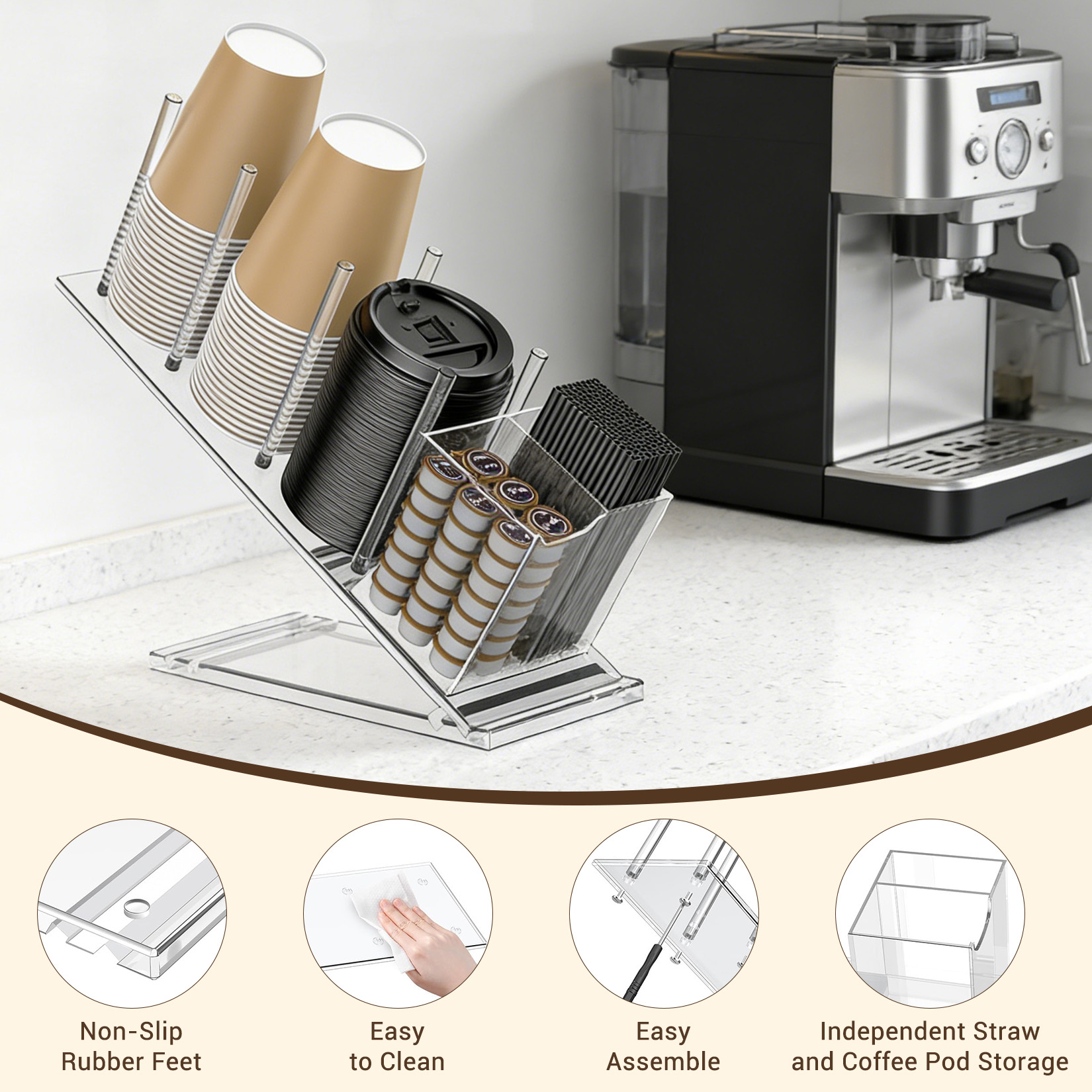 Akrilik Kahve Fincanı Tutucu,  - Coffee Tea Cups incelemesi ve fiyatı