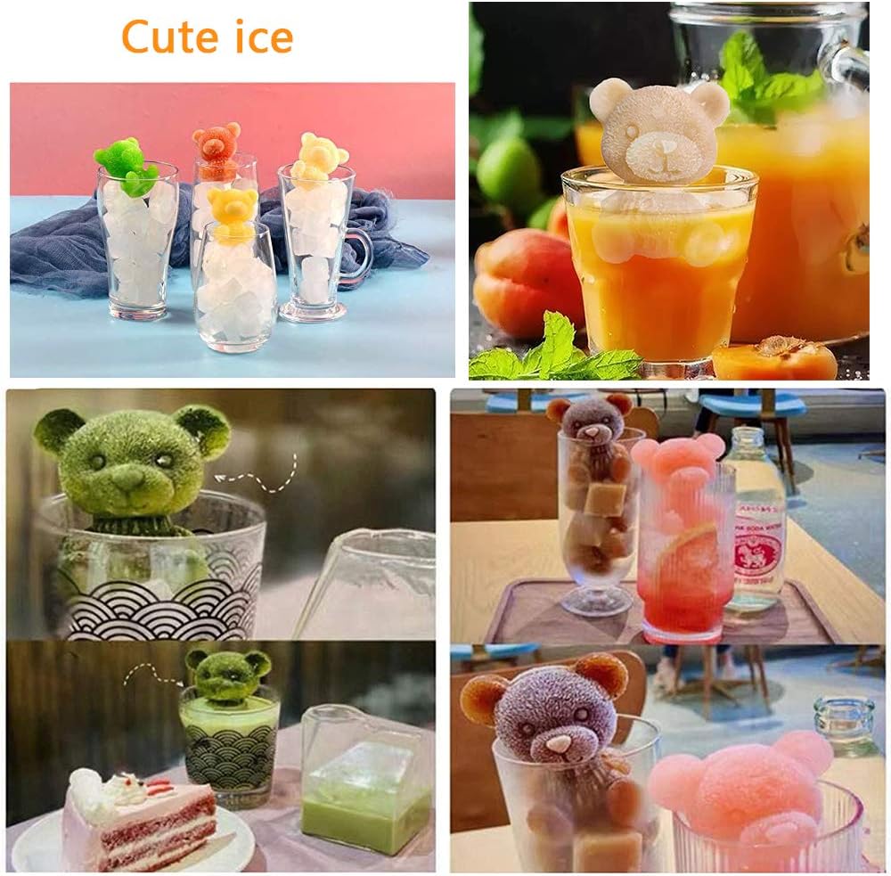 1~6 Adet Buz Ayısı Kalıbı 3D A - Coffee Tea Love incelemesi ve fiyatı