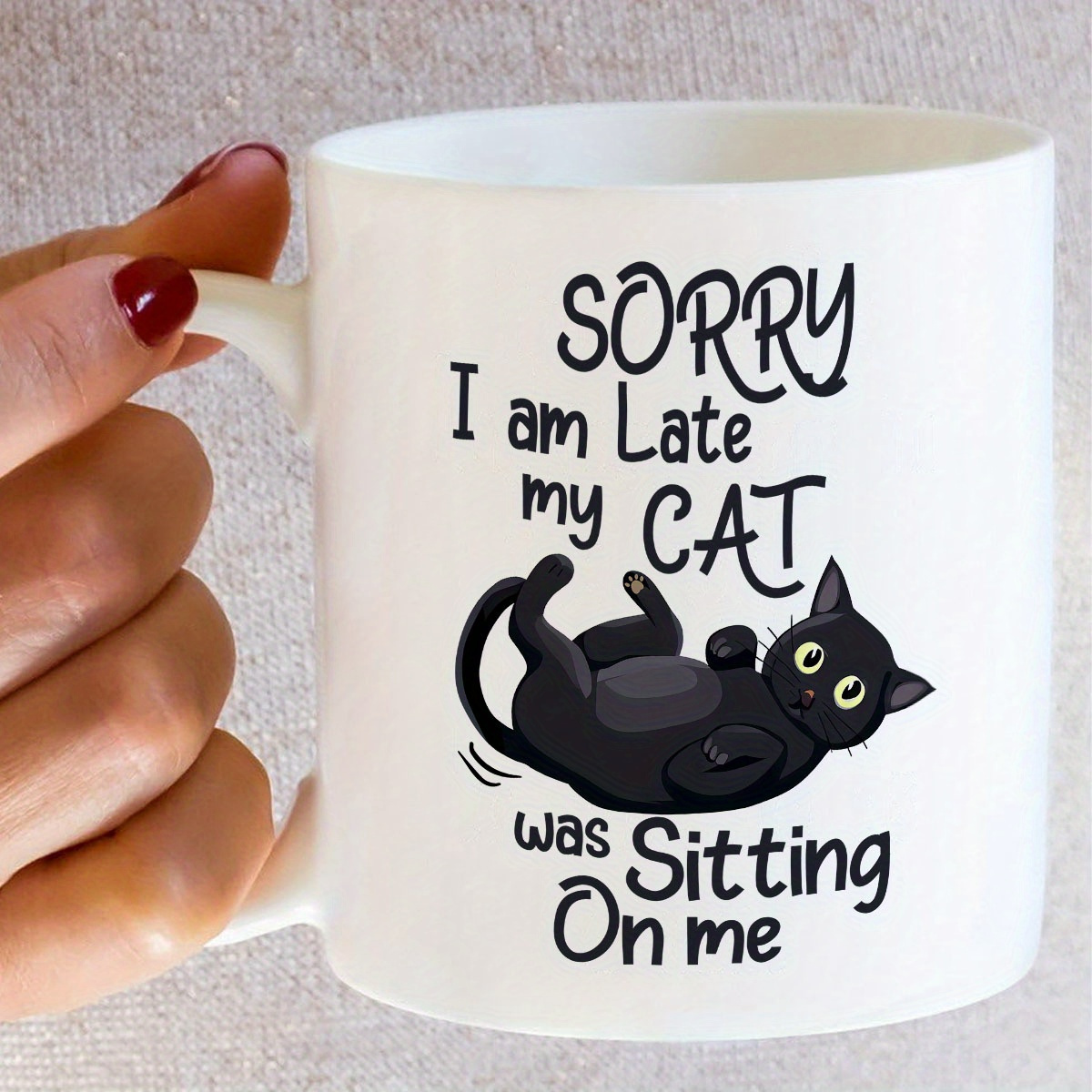 1'li Komik Kedi Şekilli Serami - Coffee Tea With Me incelemesi ve fiyatı