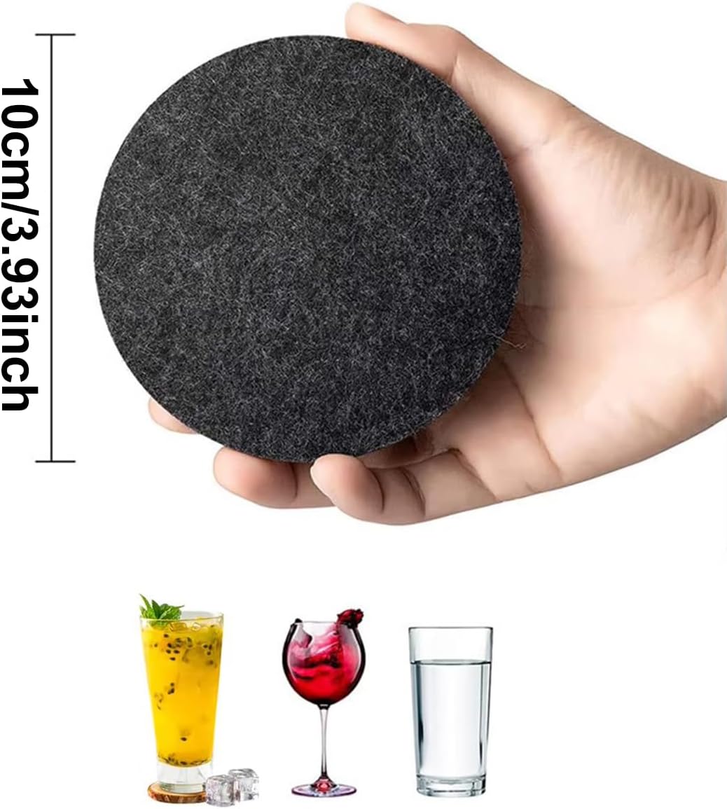 10 adet Yuvarlak Keçe Coaster  - Coffee Tea Station incelemesi ve fiyatı