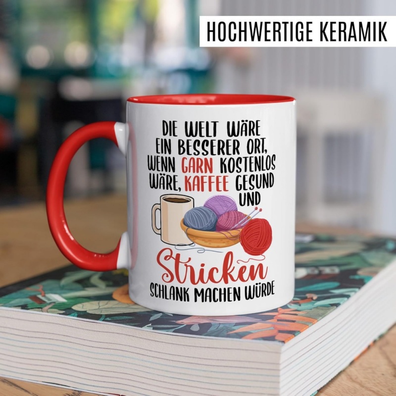 1 Adet Komik Örgü Kupası - 