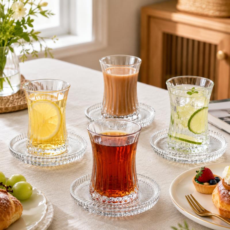 2 Parçalı Vintage Dikey Çizgil - Coffee Tea Home incelemesi ve fiyatı