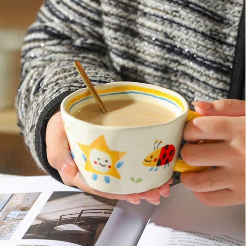 Seramik Kupa Güzel El Boyalı A - Coffee Tea Love incelemesi ve fiyatı