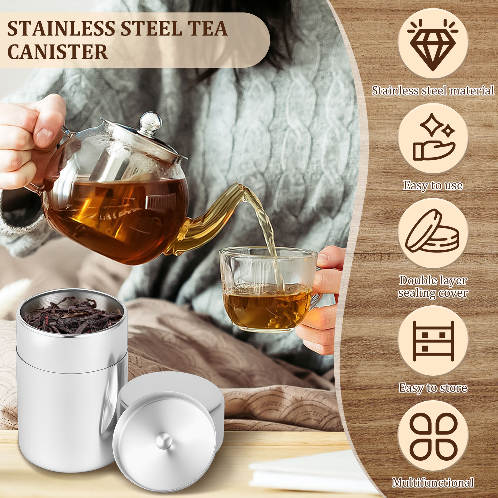 Paslanmaz Çelik Çay Yaprağı Te - Coffee Bean And Tea Leaf incelemesi ve fiyatı