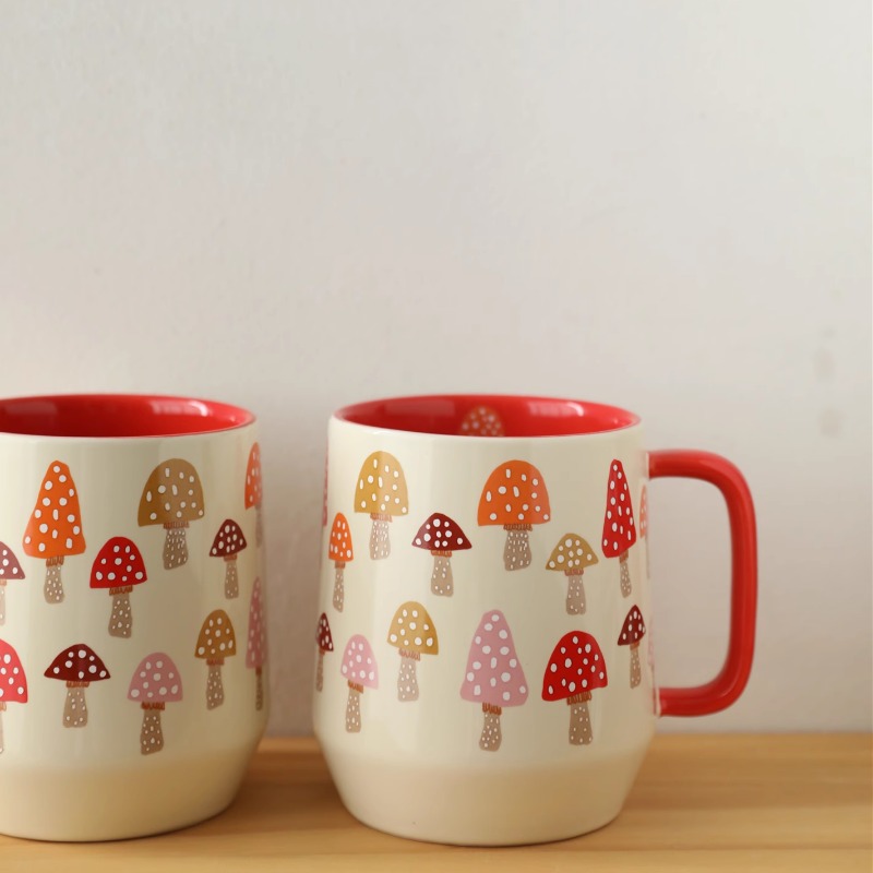 Avrupa Tarzı Seramik Mantar Su - Coffee Tea English incelemesi ve fiyatı