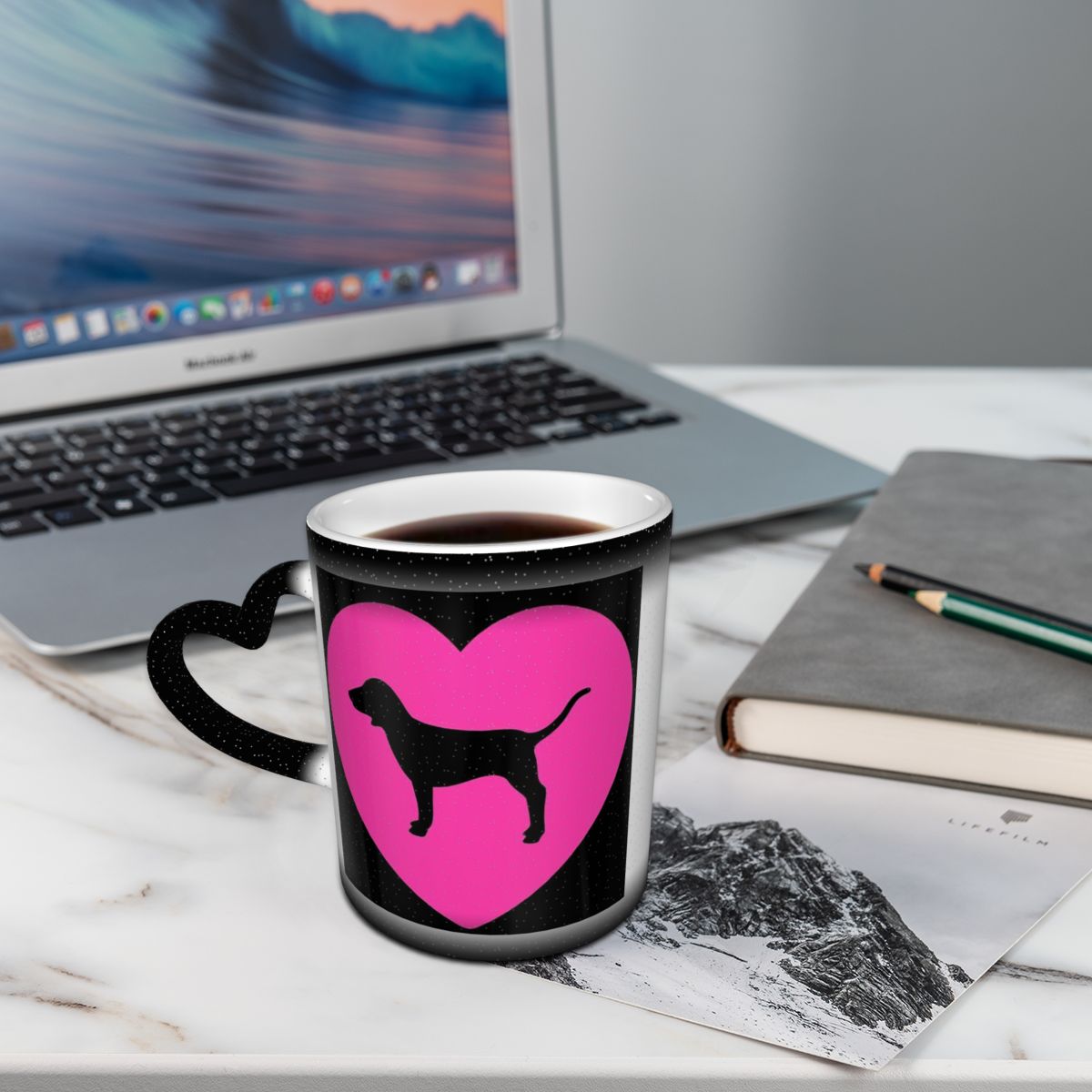 Aşk Pembe Kupa Komik Seramik K - Coffee Tea Love incelemesi ve fiyatı