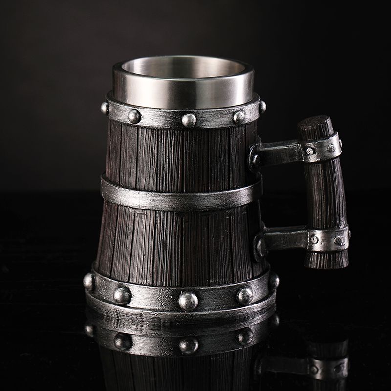 Ahşap Desenli Bira Bardağı Reç - Mug Tea Coffee incelemesi ve fiyatı