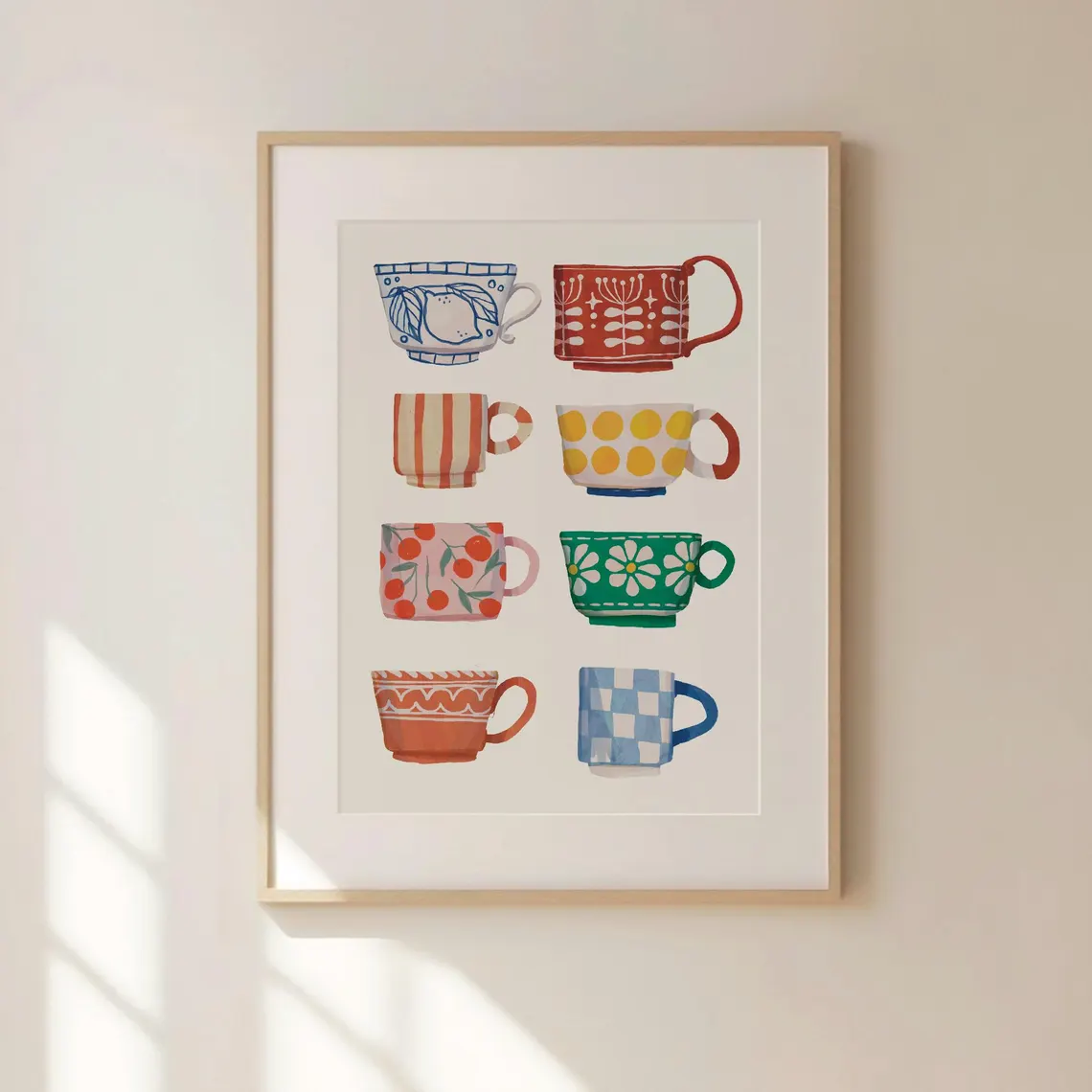 Çay Fincanı Baskısı, Kahvaltı  - Coffee Tea Poster incelemesi ve fiyatı
