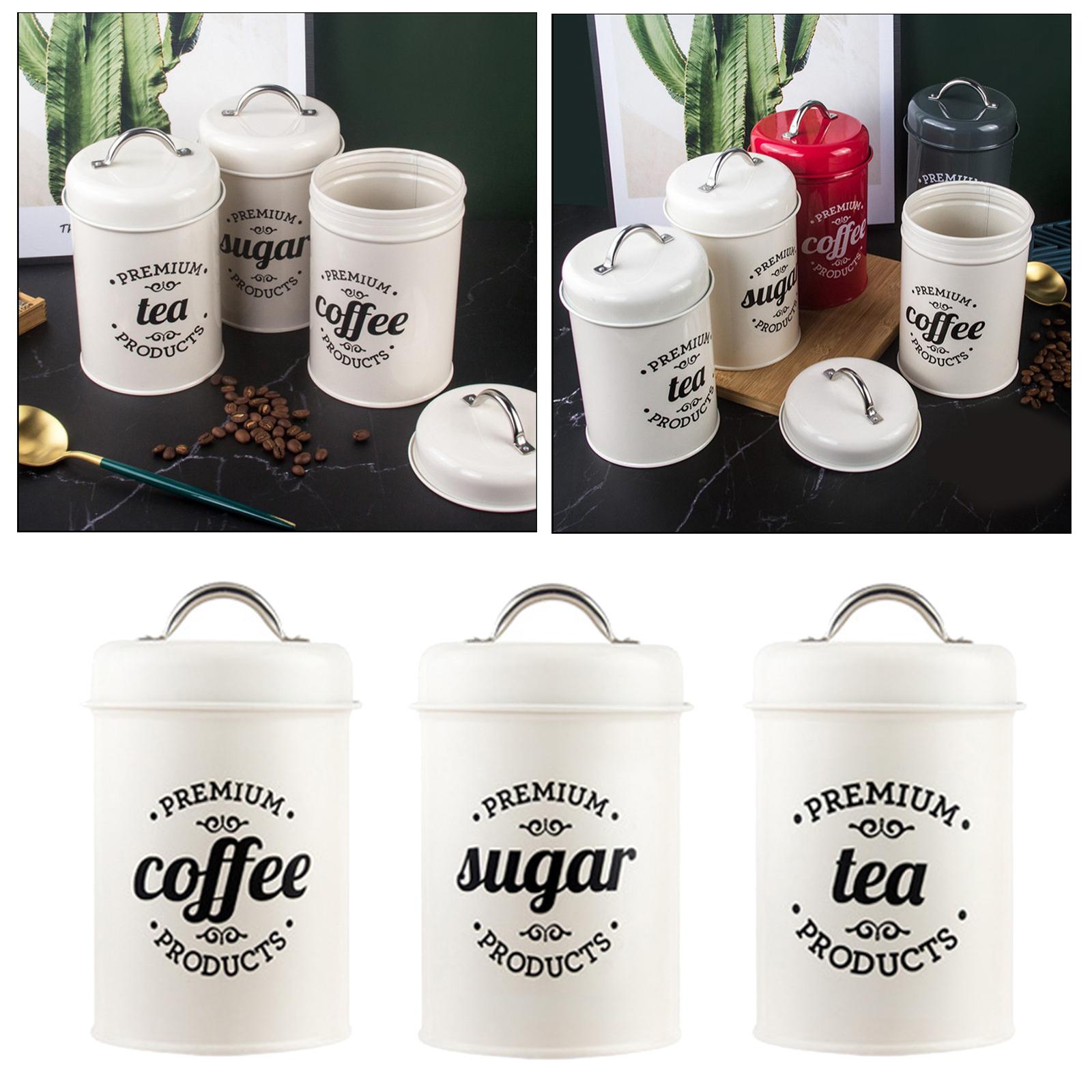 Metal Mutfak Saklama Kabı Seti - Coffee Tea Canister Set incelemesi ve fiyatı