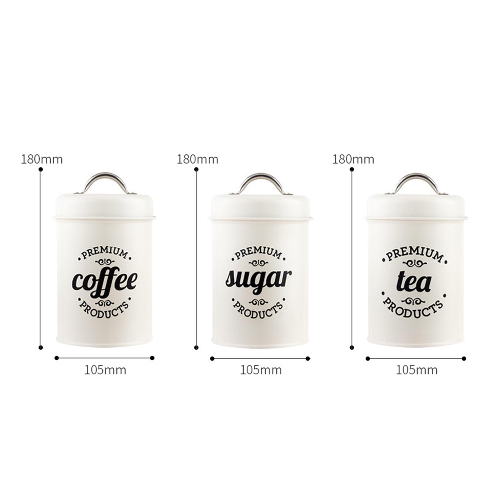 Metal Mutfak Saklama Kabı Seti - Coffee Tea Canister Set incelemesi ve fiyatı