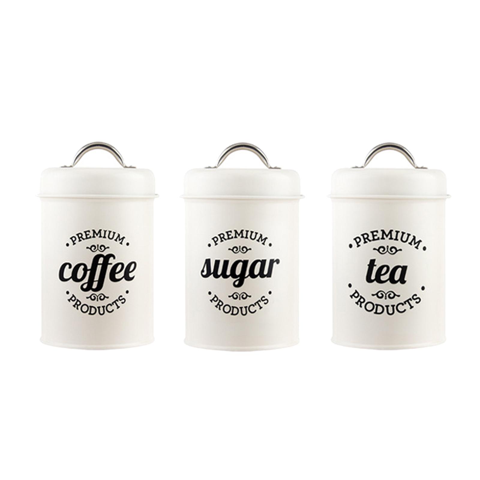 Metal Mutfak Saklama Kabı Seti - Coffee Tea Canister Set incelemesi ve fiyatı