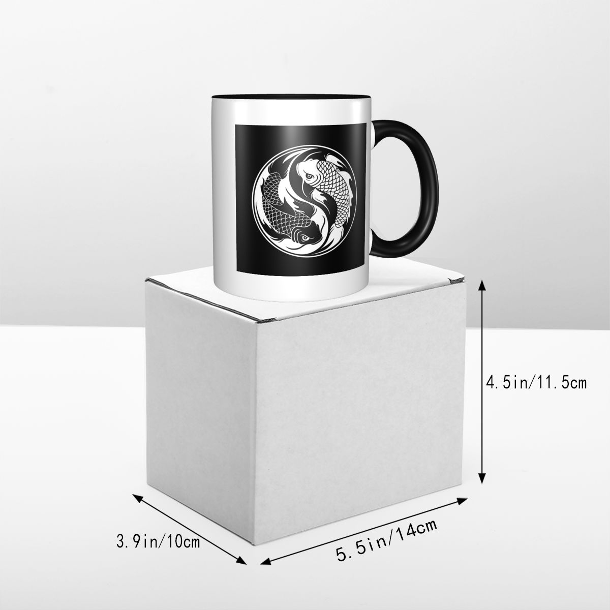 Siyah Beyaz Yin Yang Koi Balık - Coffee Tea Yin Yang incelemesi ve fiyatı