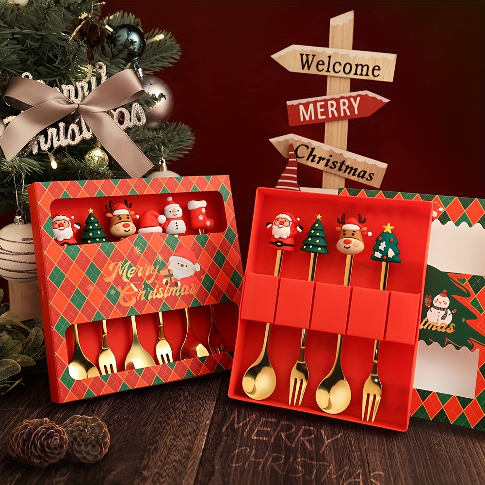 1 Set Yaratıcı Noel Çatal ve K - Coffee Tea Catering incelemesi ve fiyatı