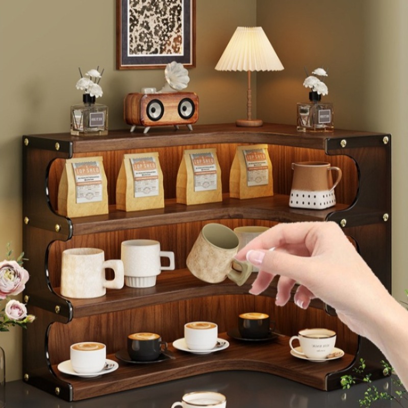 Ahşap Bardak Tutucular Masaüst - Coffee Tea Cups incelemesi ve fiyatı